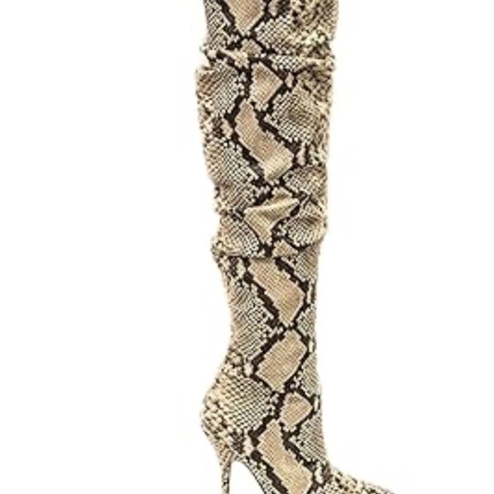 Cape Robbin Snakeskin Pattern Boots Size 9 - Picture 7 of 7